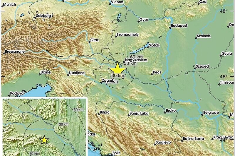 Zemljotres jačine 4,6 po Richteru pogodio Zagreb i okolinu