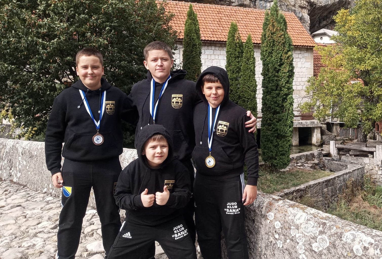 Pet medalja za Judo klub „Sana“